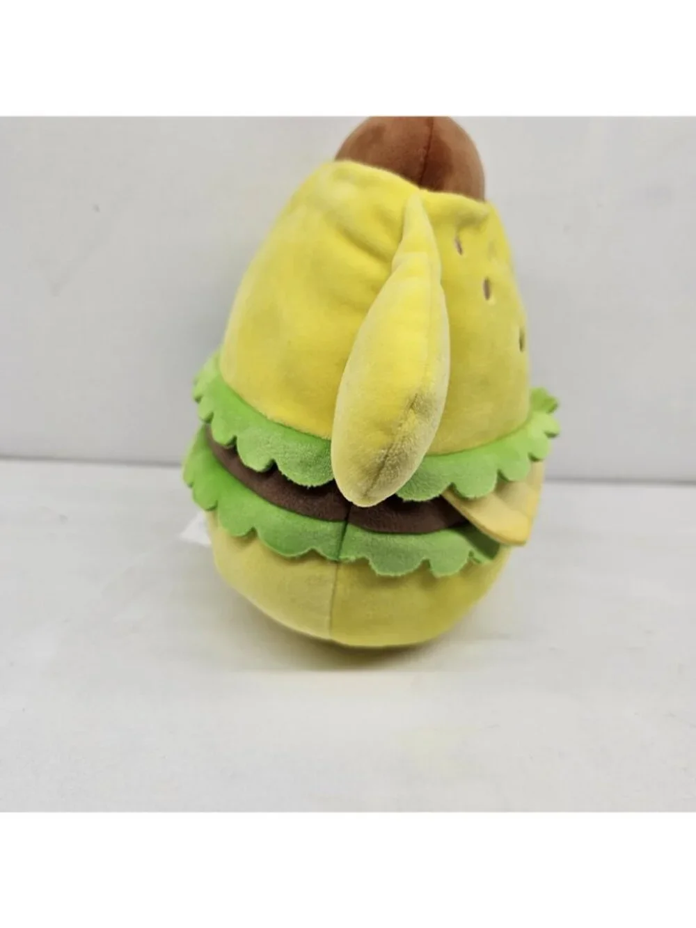 Squishmallow Sanrio PomPomPurin Burger Yellow Kellytoy Plush 8